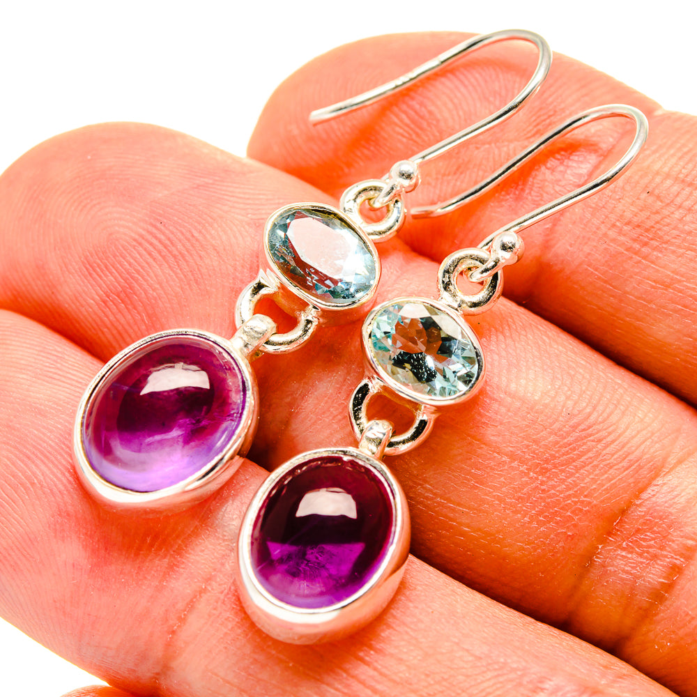 Amethyst Earrings handcrafted by Anasilvercos - EARR416151