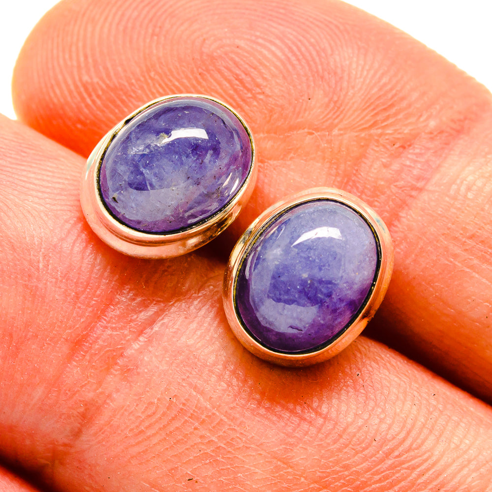 Tanzanite Earrings handcrafted by Anasilvercos - EARR416210