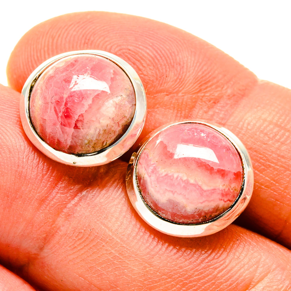 Rhodochrosite Earrings handcrafted by Anasilvercos - EARR416212