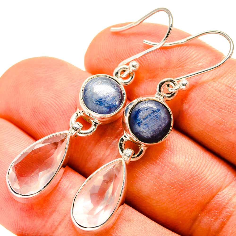 Rose Quartz Earrings handcrafted by Anasilvercos - EARR416230