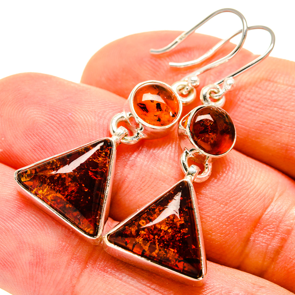 Baltic Amber Earrings handcrafted by Anasilvercos - EARR416262