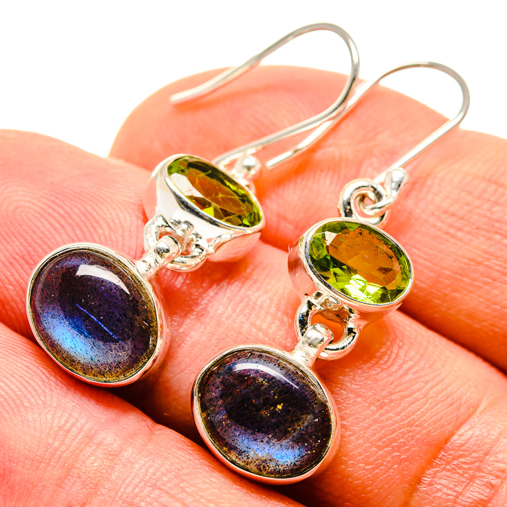 Labradorite Earrings handcrafted by Anasilvercos - EARR416268