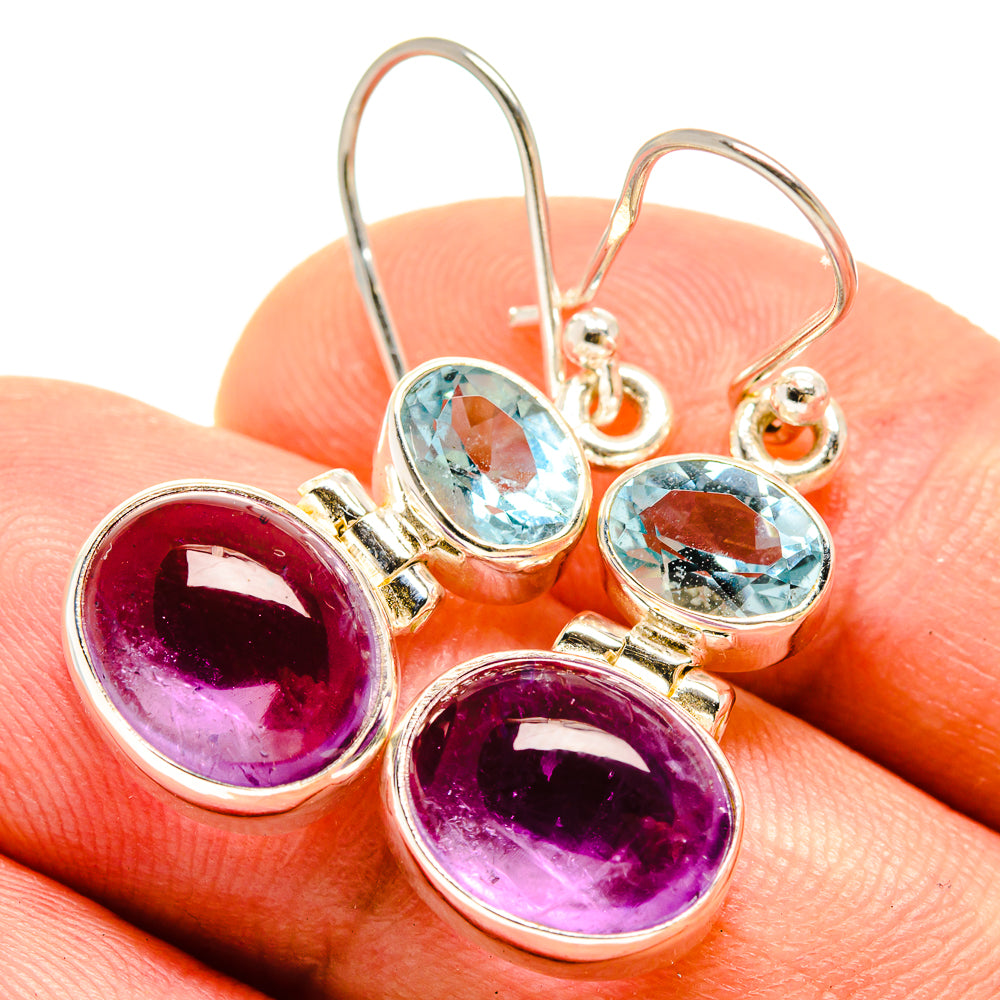 Amethyst Earrings handcrafted by Anasilvercos - EARR416269