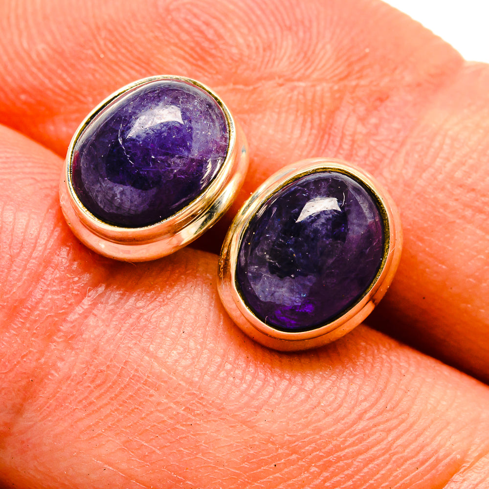 Tanzanite Earrings handcrafted by Anasilvercos - EARR416289