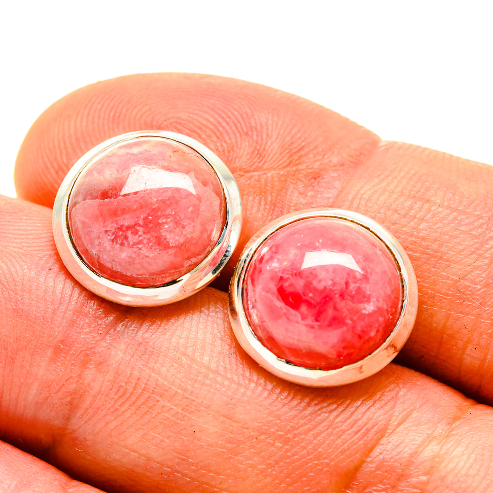 Rhodochrosite Earrings handcrafted by Anasilvercos - EARR416290