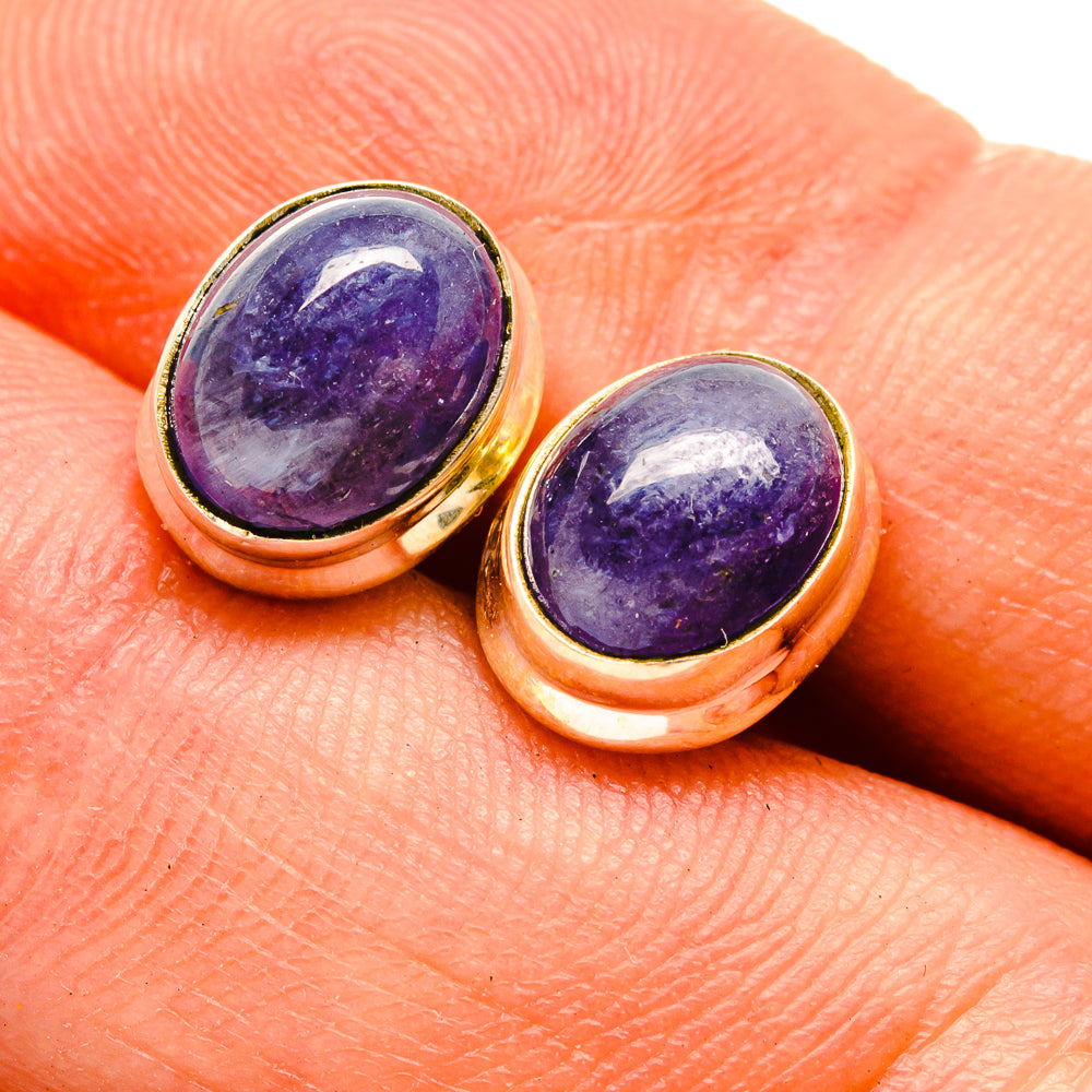 Tanzanite Earrings handcrafted by Anasilvercos - EARR416298
