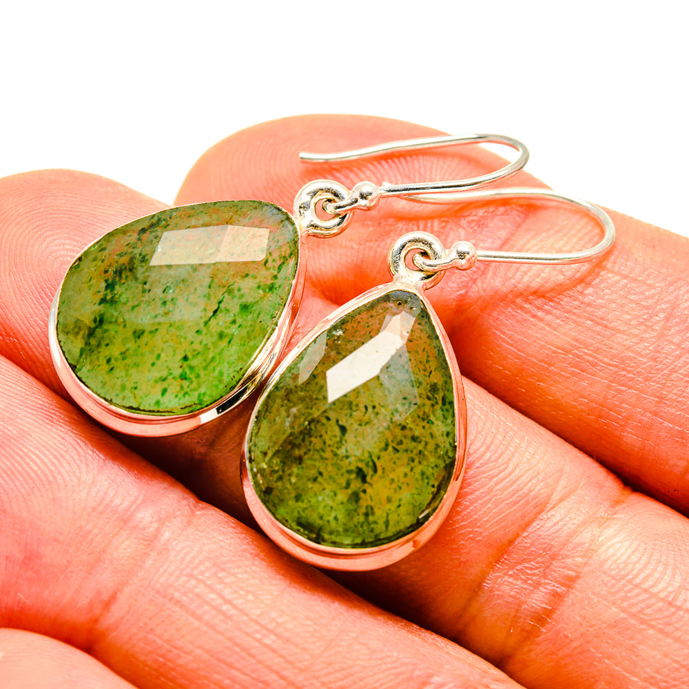 Emerald Earrings handcrafted by Anasilvercos - EARR416316