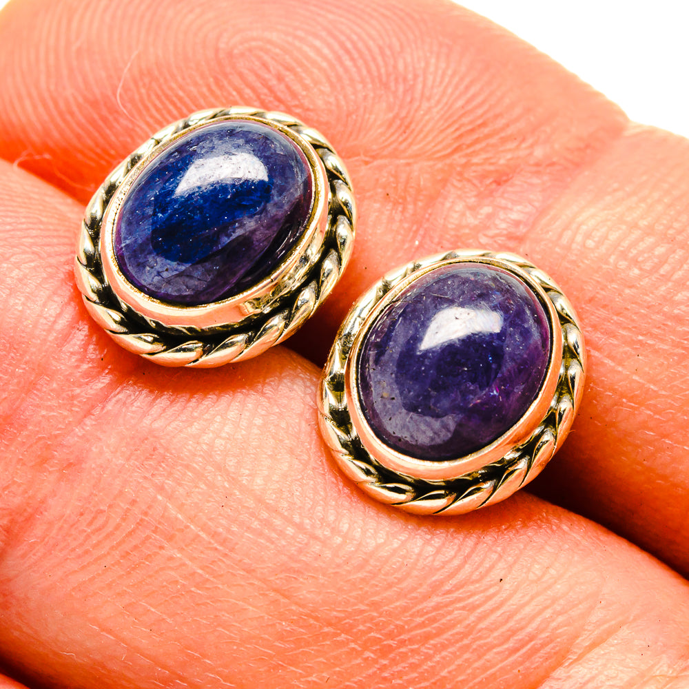 Tanzanite Earrings handcrafted by Anasilvercos - EARR416370