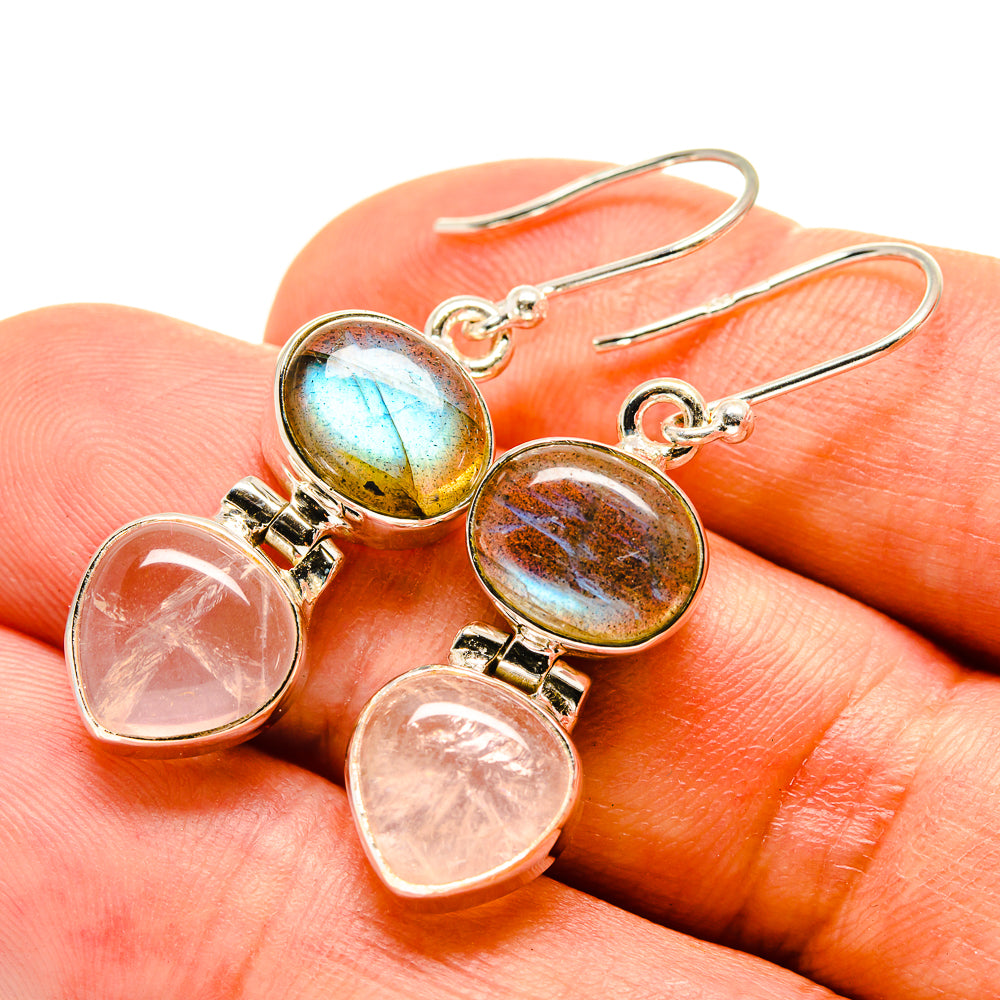 Labradorite Earrings handcrafted by Anasilvercos - EARR416391