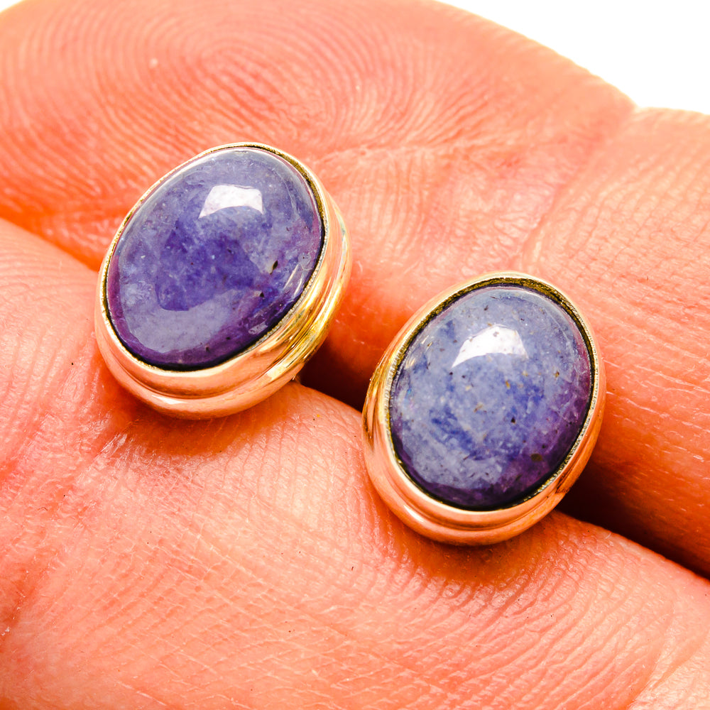 Tanzanite Earrings handcrafted by Anasilvercos - EARR416432
