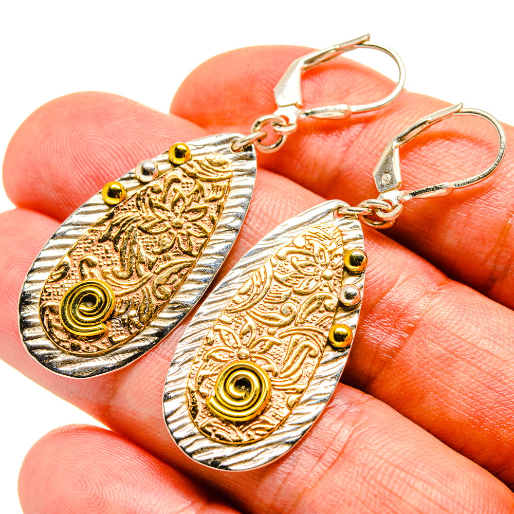 Copper Earrings handcrafted by Anasilvercos - EARR416486