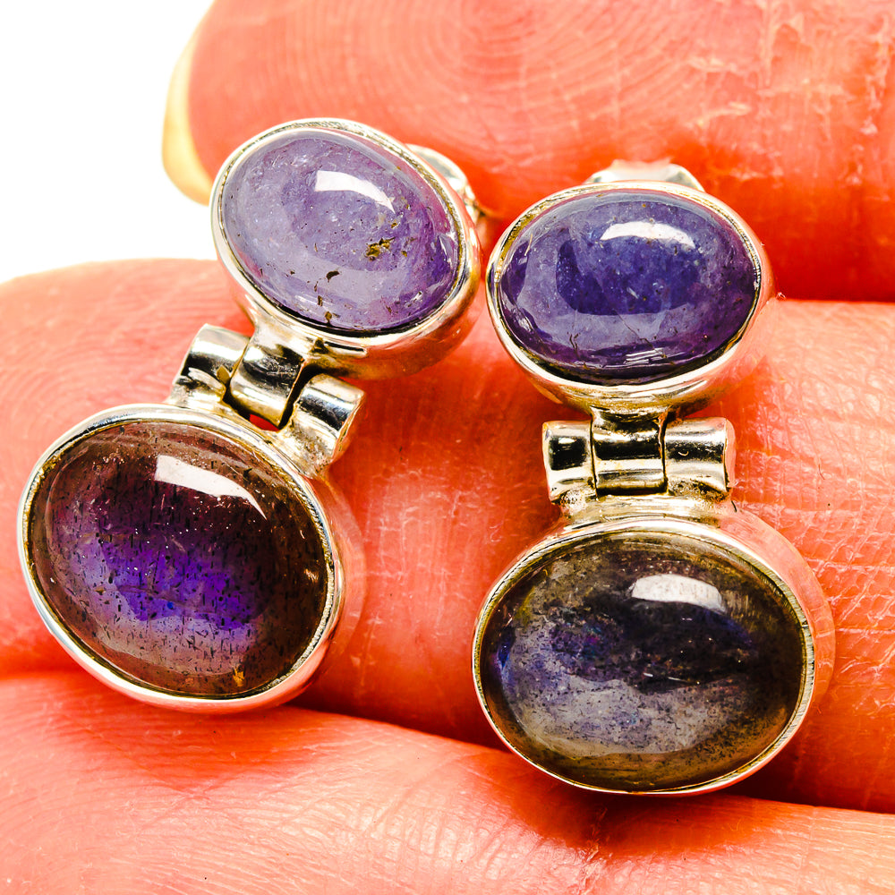 Labradorite Earrings handcrafted by Anasilvercos - EARR416591