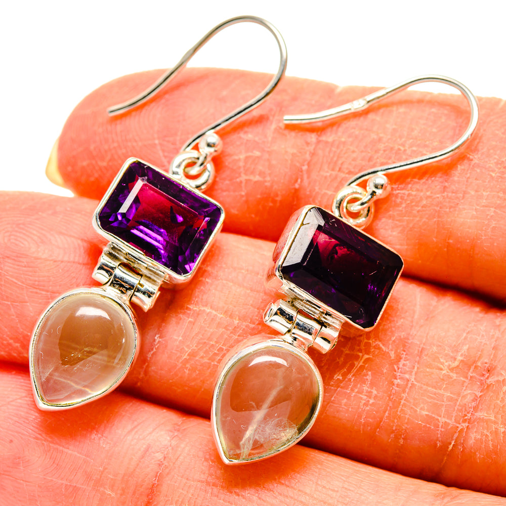 Prehnite Earrings handcrafted by Anasilvercos - EARR416596