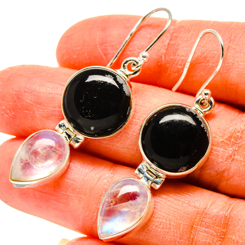 Black Onyx Earrings handcrafted by Anasilvercos - EARR416636