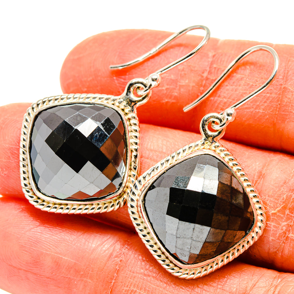 Hematite Earrings handcrafted by Anasilvercos - EARR416637