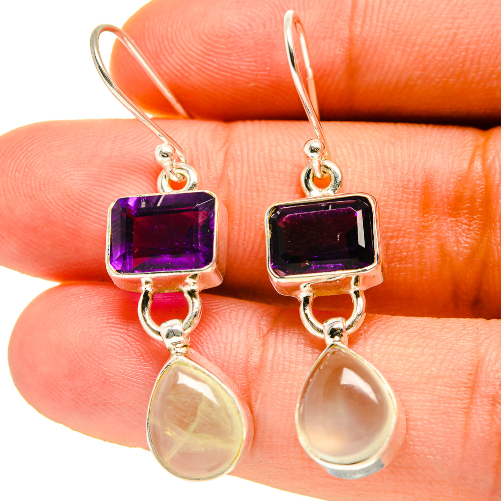 Prehnite Earrings handcrafted by Anasilvercos - EARR416738