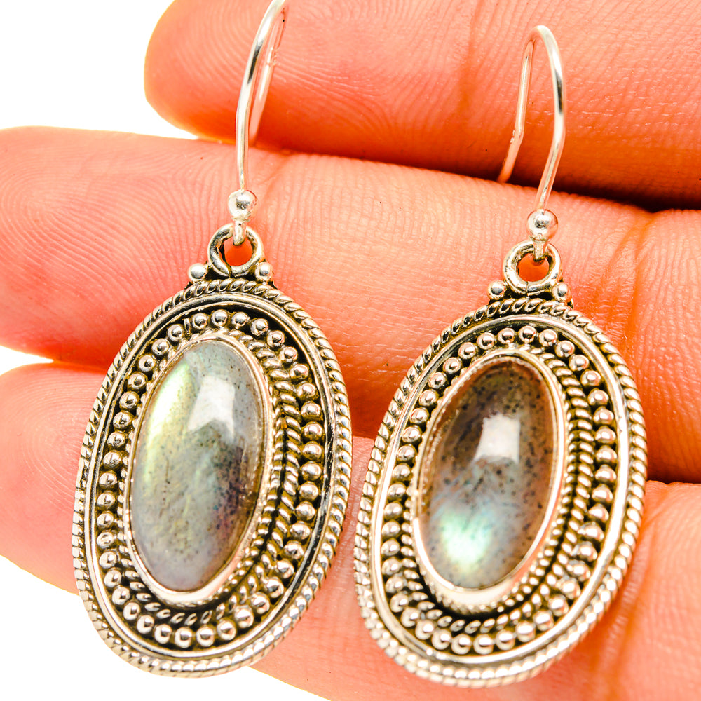 Labradorite Earrings handcrafted by Anasilvercos - EARR416788