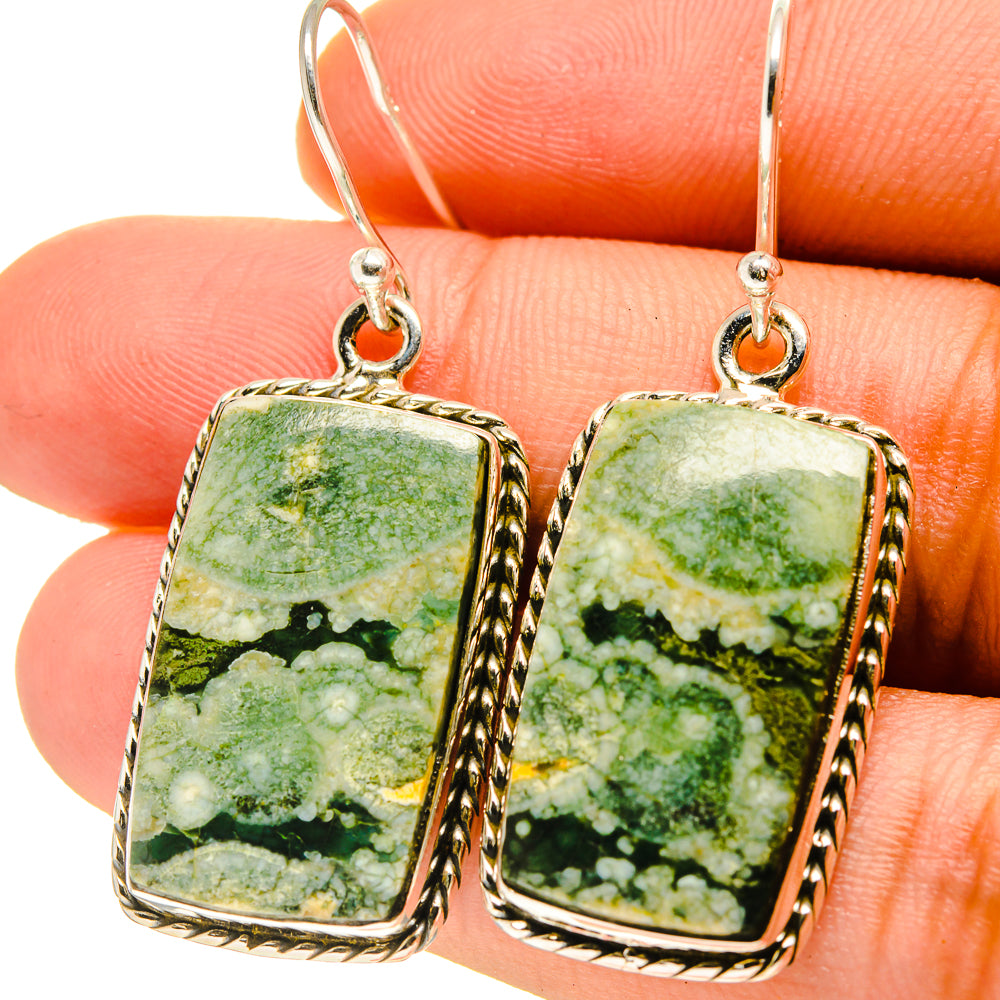 Rainforest Opal Earrings handcrafted by Anasilvercos - EARR416789