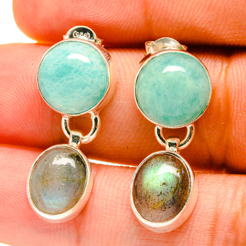 Labradorite Earrings handcrafted by Anasilvercos - EARR416790