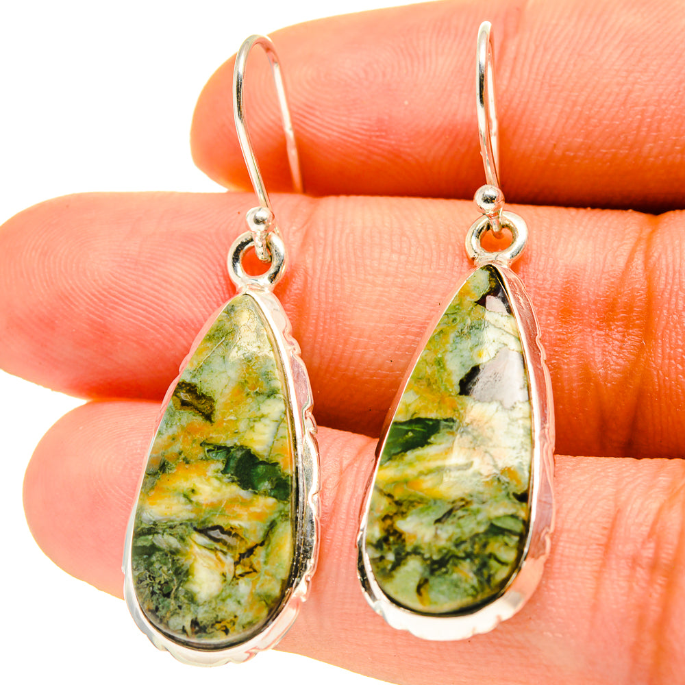 Rainforest Opal Earrings handcrafted by Anasilvercos - EARR416794