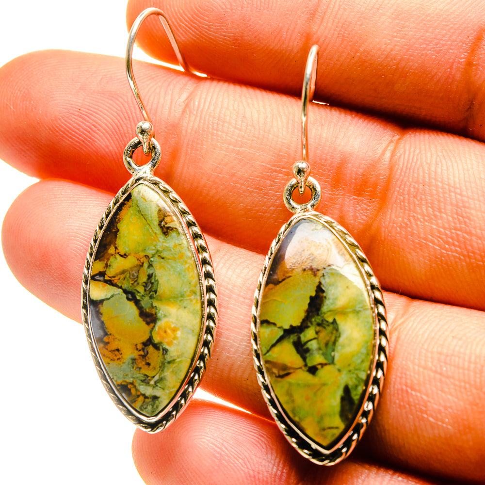 Rainforest Opal Earrings handcrafted by Anasilvercos - EARR416828