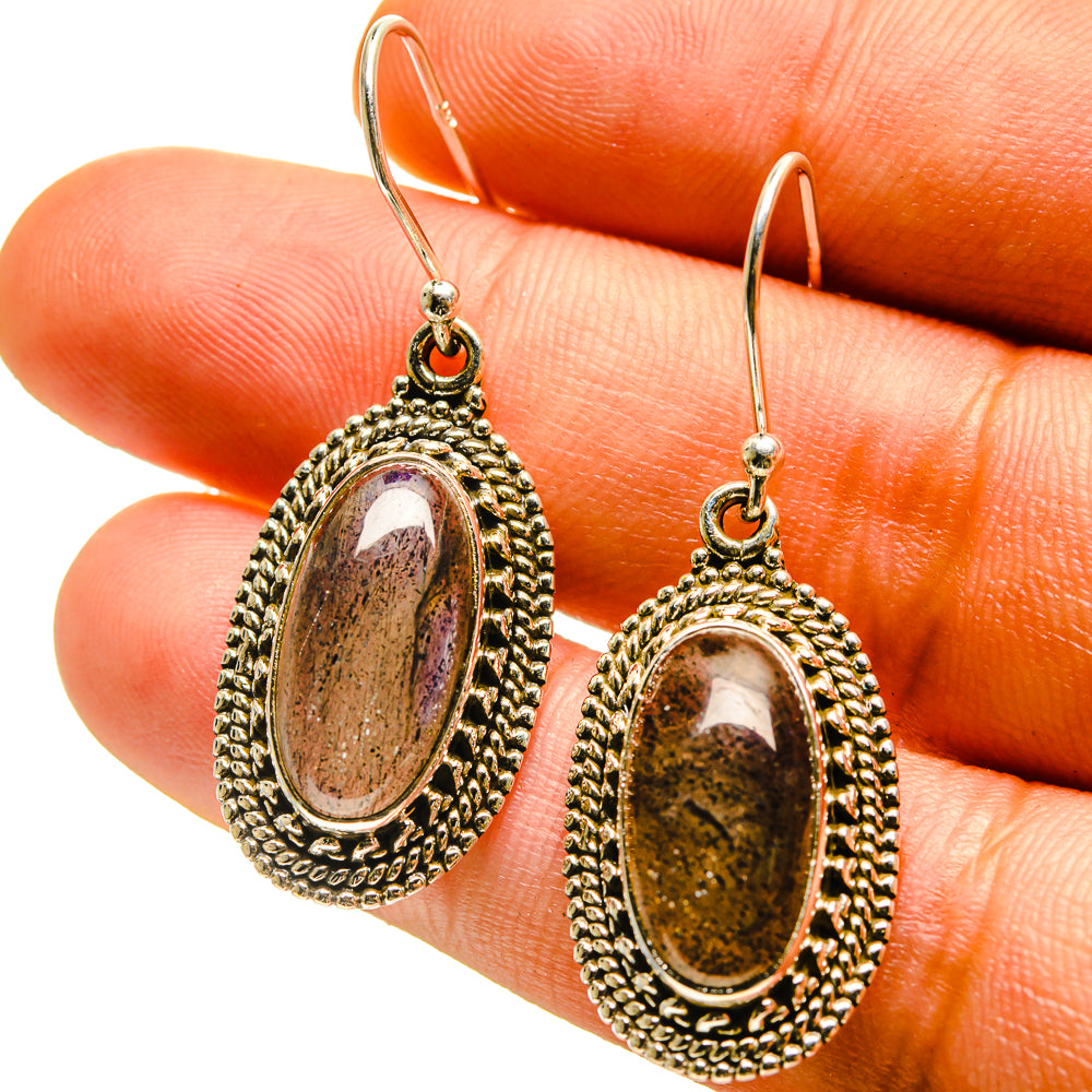 Labradorite Earrings handcrafted by Anasilvercos - EARR416829