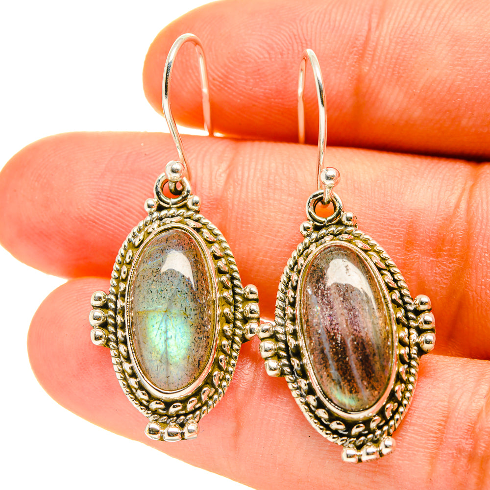 Labradorite Earrings handcrafted by Anasilvercos - EARR416863