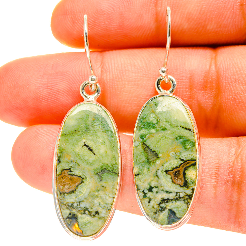 Rainforest Opal Earrings handcrafted by Anasilvercos - EARR416872