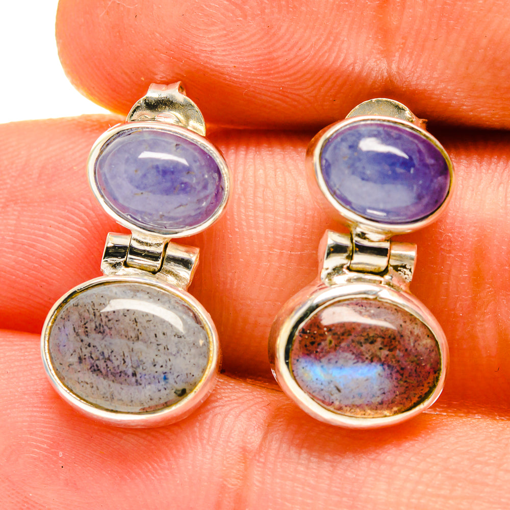 Labradorite Earrings handcrafted by Anasilvercos - EARR416916