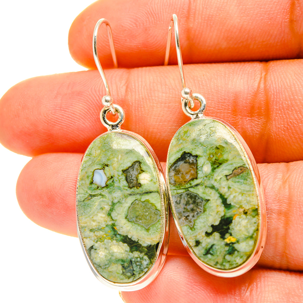 Rainforest Opal Earrings handcrafted by Anasilvercos - EARR416956