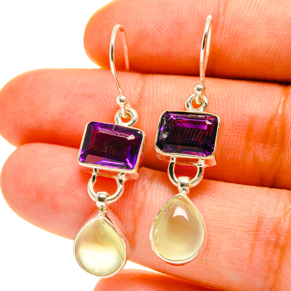 Prehnite Earrings handcrafted by Anasilvercos - EARR416957
