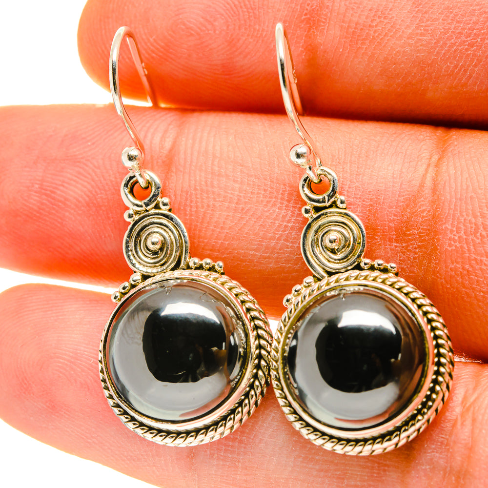 Hematite Earrings handcrafted by Anasilvercos - EARR416979