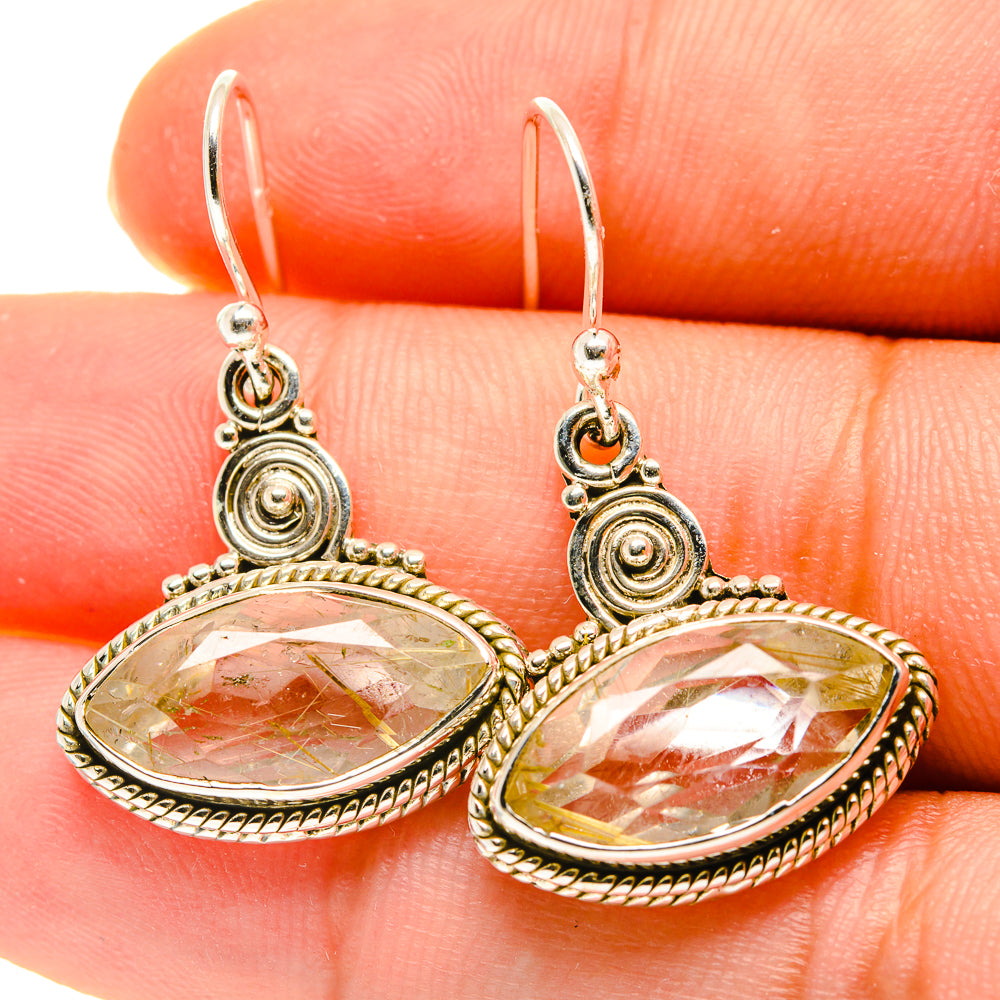 Citrine Earrings handcrafted by Anasilvercos - EARR417112