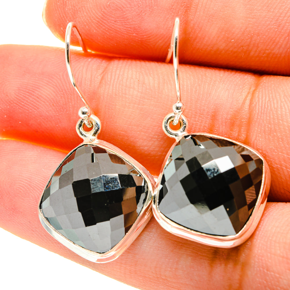 Hematite Earrings handcrafted by Anasilvercos - EARR417114