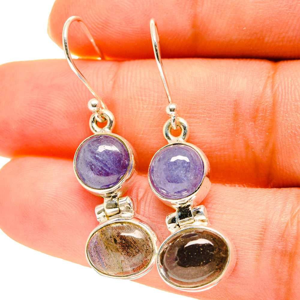 Labradorite Earrings handcrafted by Anasilvercos - EARR417143
