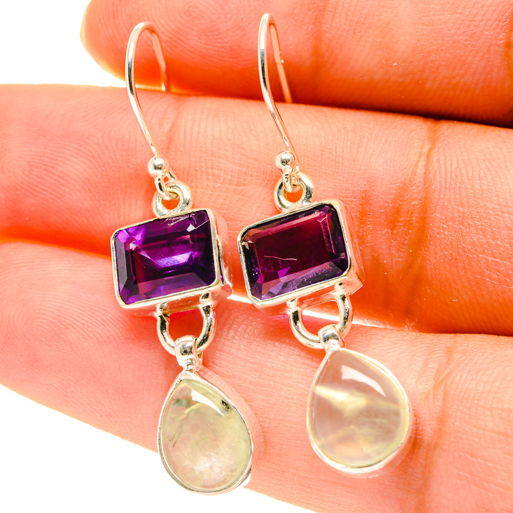 Prehnite Earrings handcrafted by Anasilvercos - EARR417146