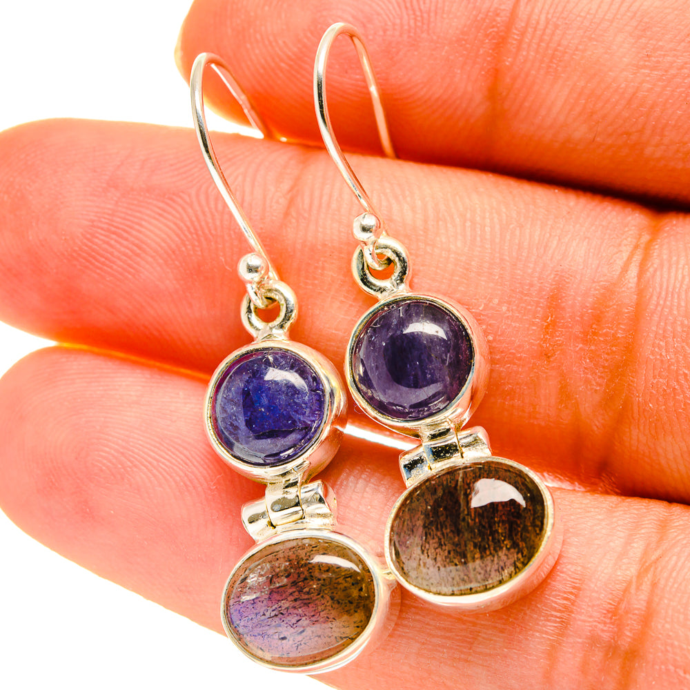 Labradorite Earrings handcrafted by Anasilvercos - EARR417162