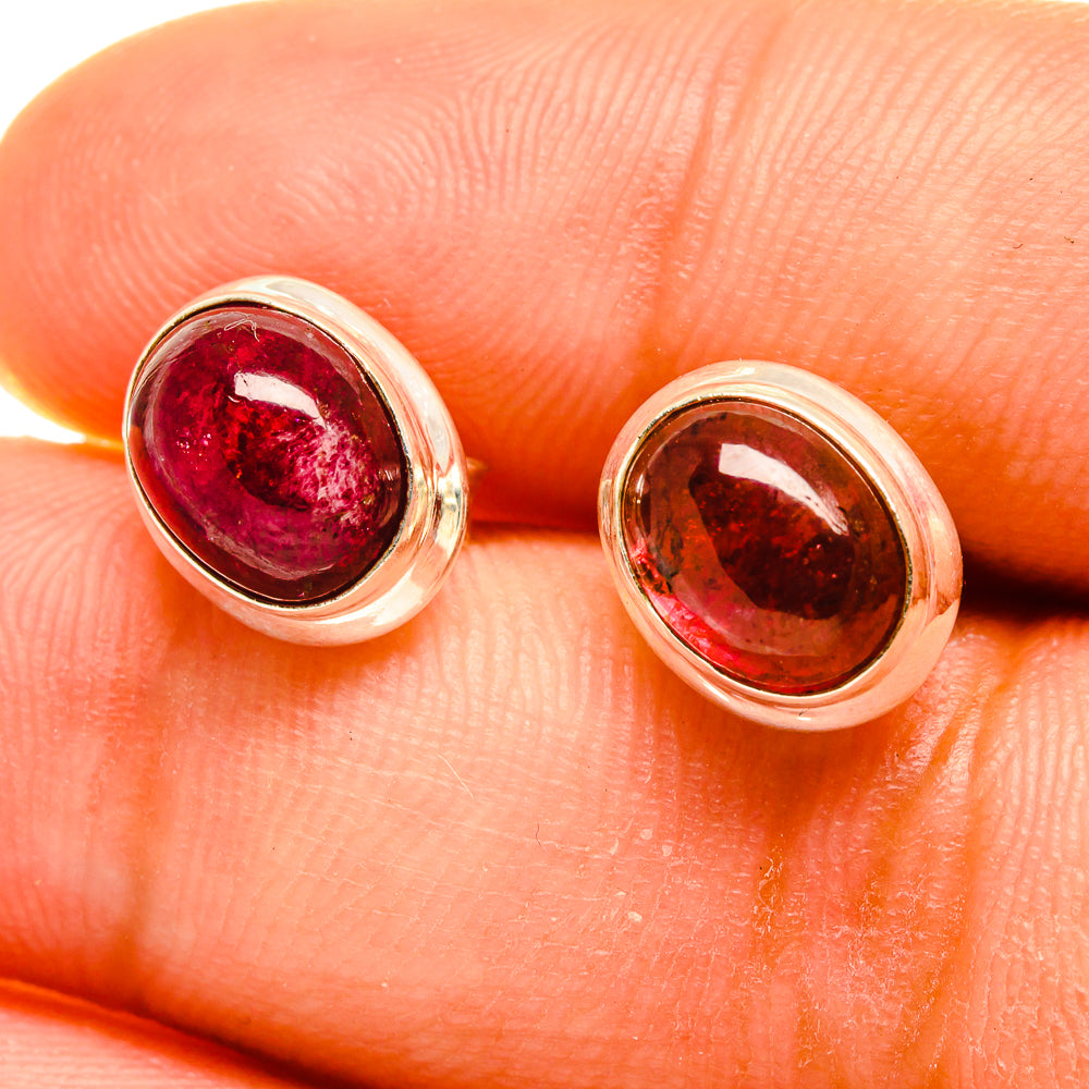 Pink Tourmaline Earrings handcrafted by Anasilvercos - EARR417178