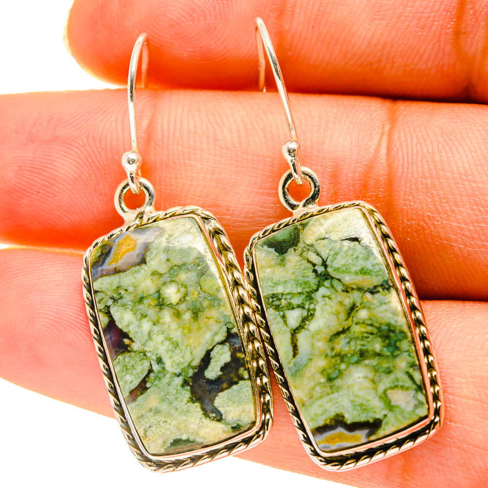 Rainforest Opal Earrings handcrafted by Anasilvercos - EARR417187