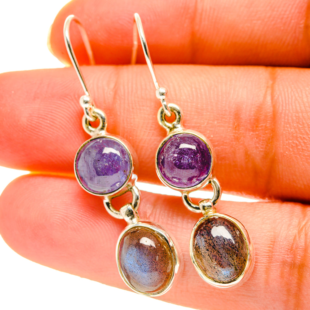 Labradorite Earrings handcrafted by Anasilvercos - EARR417207