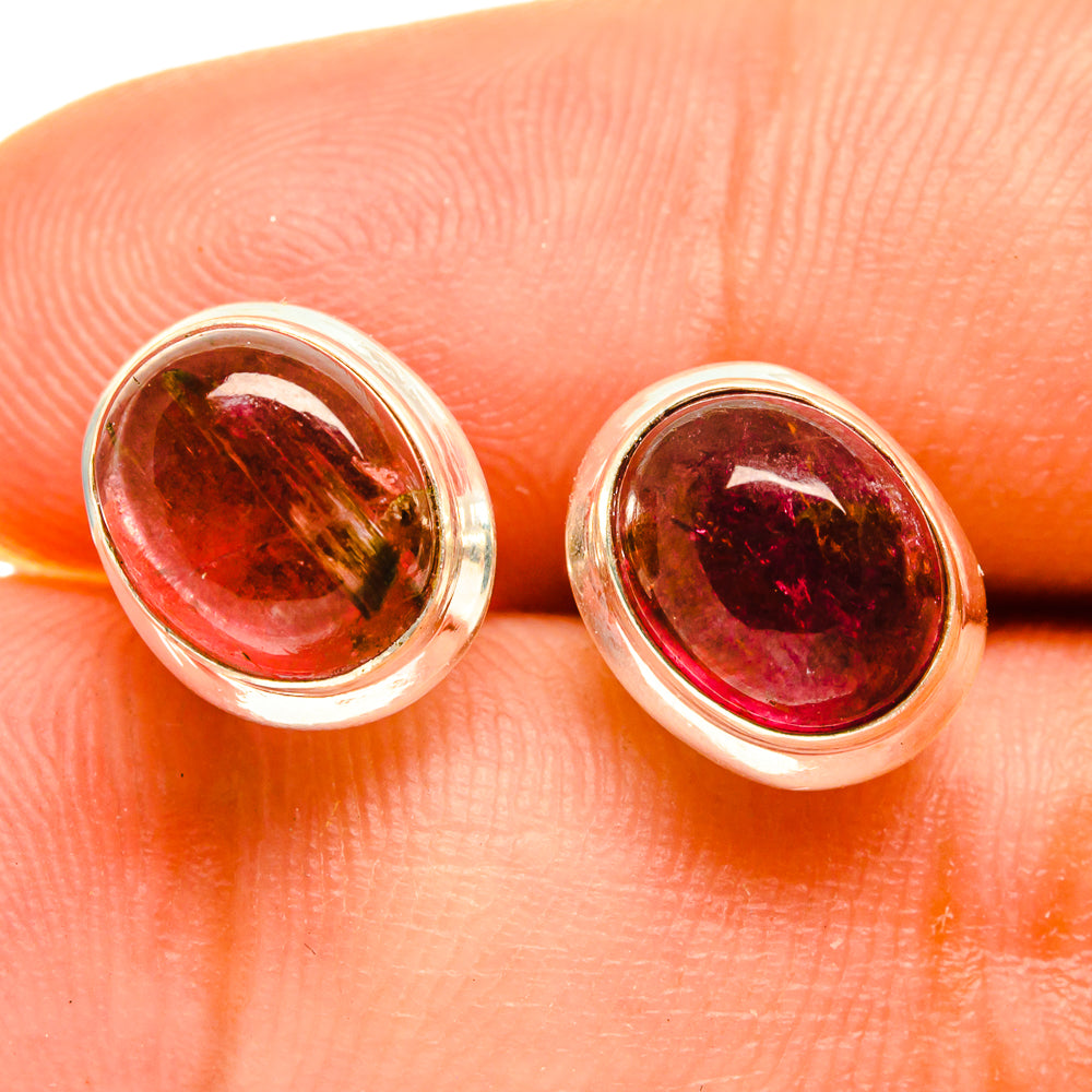 Pink Tourmaline Earrings handcrafted by Anasilvercos - EARR417244