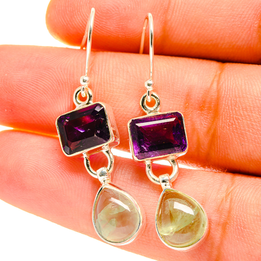 Prehnite Earrings handcrafted by Anasilvercos - EARR417247