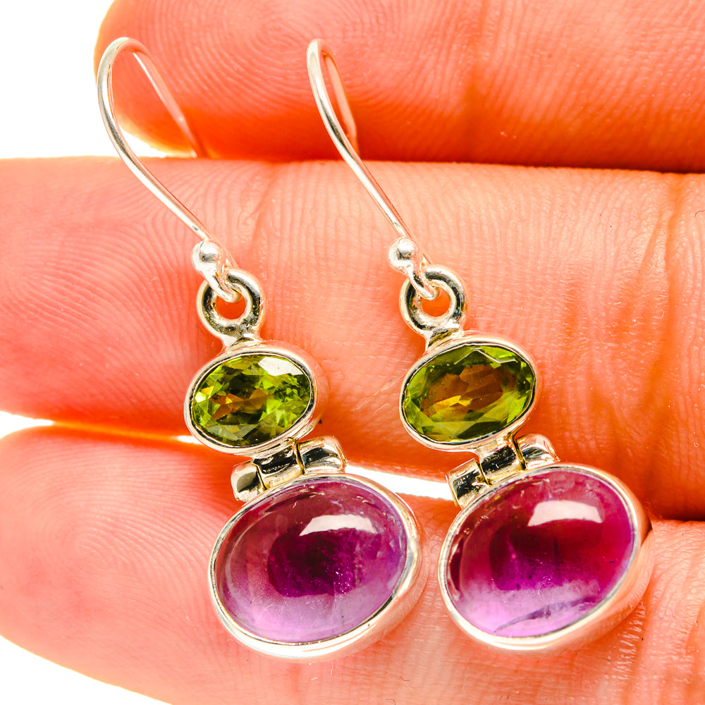 Amethyst Earrings handcrafted by Anasilvercos - EARR417261