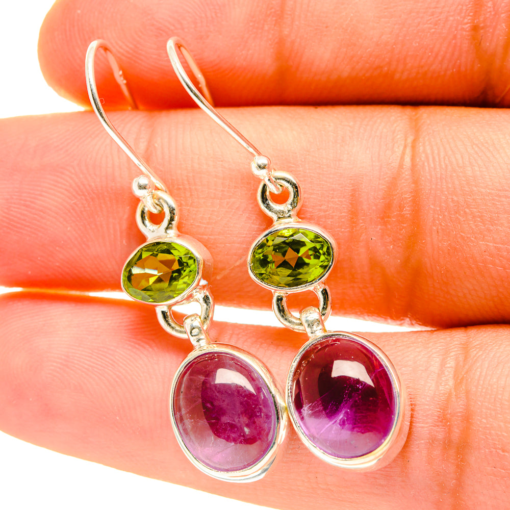 Amethyst Earrings handcrafted by Anasilvercos - EARR417277