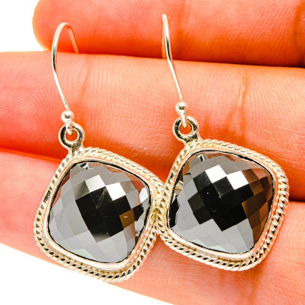 Hematite Earrings handcrafted by Anasilvercos - EARR417289