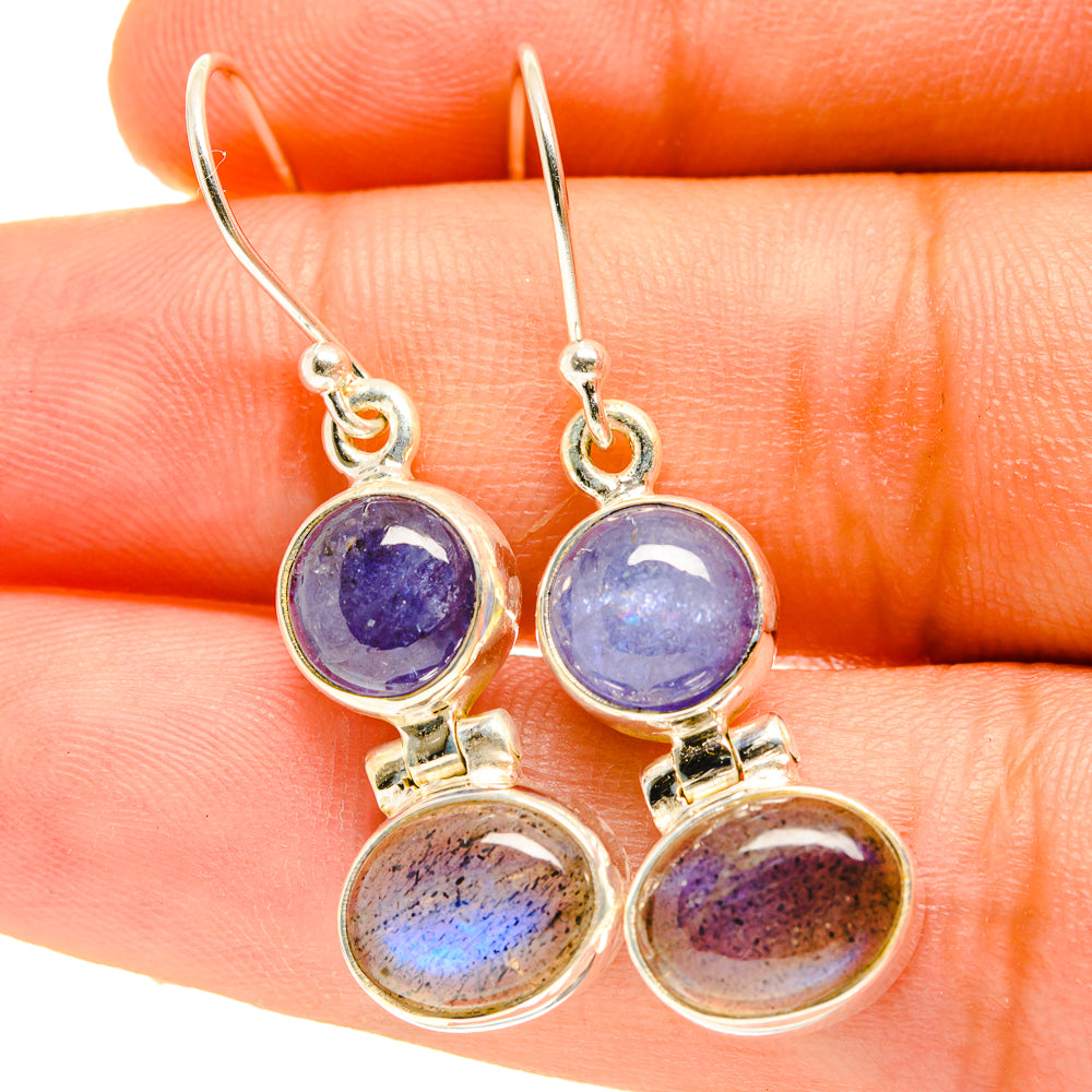 Labradorite Earrings handcrafted by Anasilvercos - EARR417341