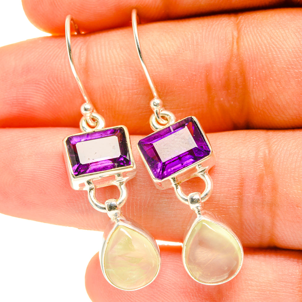 Prehnite Earrings handcrafted by Anasilvercos - EARR417352