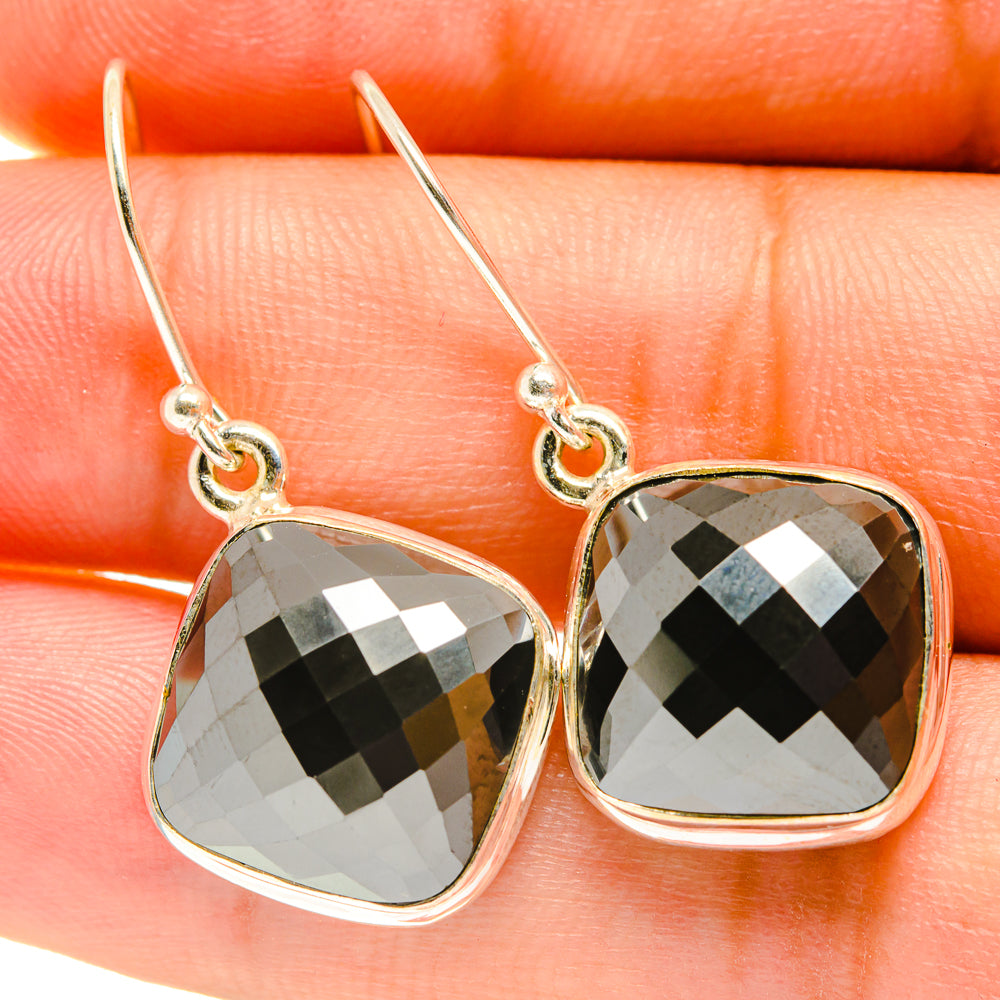 Hematite Earrings handcrafted by Anasilvercos - EARR417362