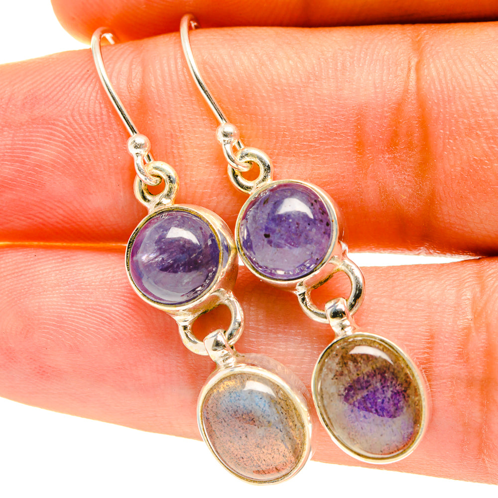 Labradorite Earrings handcrafted by Anasilvercos - EARR417369