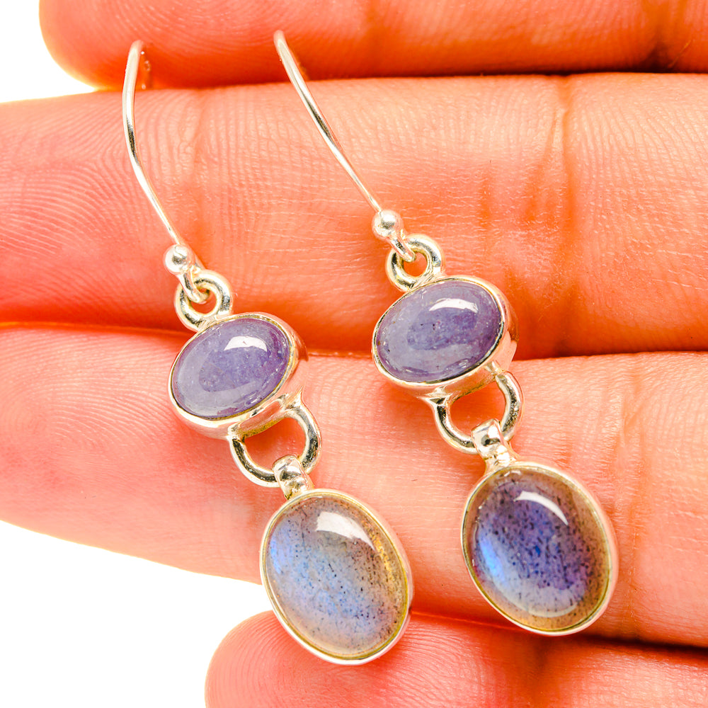 Labradorite Earrings handcrafted by Anasilvercos - EARR417392
